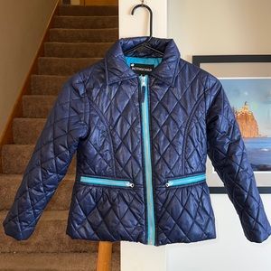 Rothschild blue quilted lightweight jacket size small